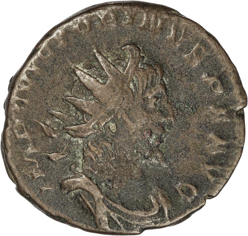 Римская империя · Victorinus · Antoninianus · II в., аверс, Федеральное государственное бюджетное учреждение культуры "Государственный музей изобразительных искусств имени А.С. Пушкина"