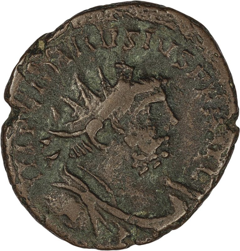 Римская империя · Carausius · Antoninianus · II в., аверс, Федеральное государственное бюджетное учреждение культуры "Государственный музей изобразительных искусств имени А.С. Пушкина"
