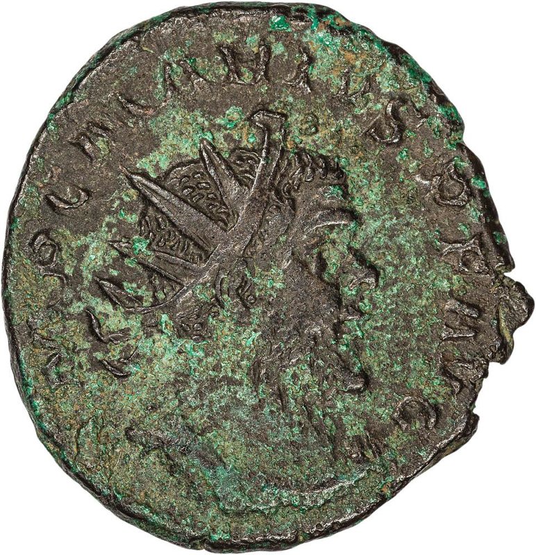 Римская империя · Marius · Antoninianus · II в., реверс, Федеральное государственное бюджетное учреждение культуры "Государственный музей изобразительных искусств имени А.С. Пушкина"