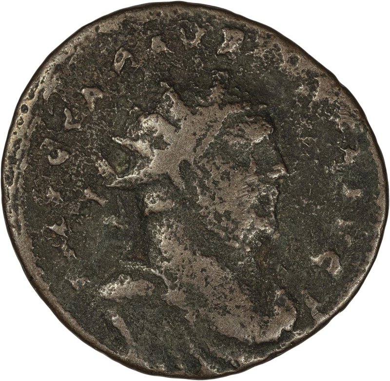 Римская империя · Carausius · Antoninianus · II в., аверс, Федеральное государственное бюджетное учреждение культуры "Государственный музей изобразительных искусств имени А.С. Пушкина"