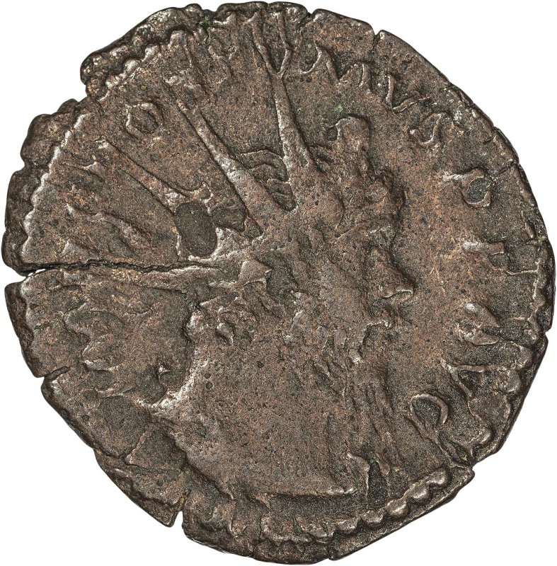 Римская империя · Postumus · Antoninianus · II в., аверс, Федеральное государственное бюджетное учреждение культуры "Государственный музей изобразительных искусств имени А.С. Пушкина"