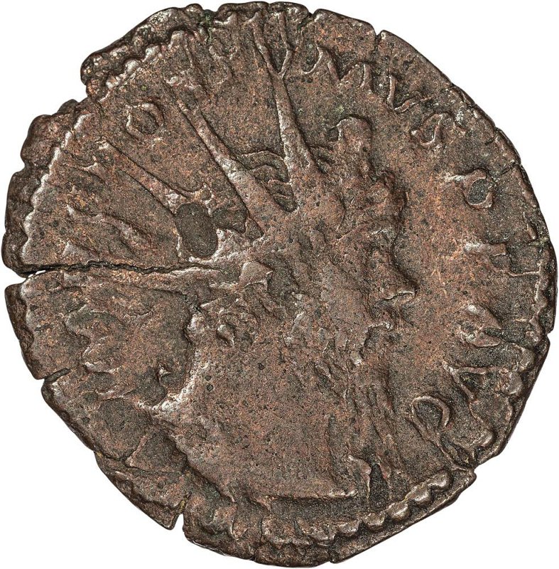 Римская империя · Postumus · Antoninianus · II в., реверс, Федеральное государственное бюджетное учреждение культуры "Государственный музей изобразительных искусств имени А.С. Пушкина"