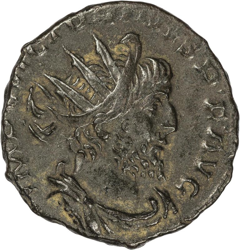 Римская империя · Victorinus · Antoninianus · II в., аверс, Федеральное государственное бюджетное учреждение культуры "Государственный музей изобразительных искусств имени А.С. Пушкина"