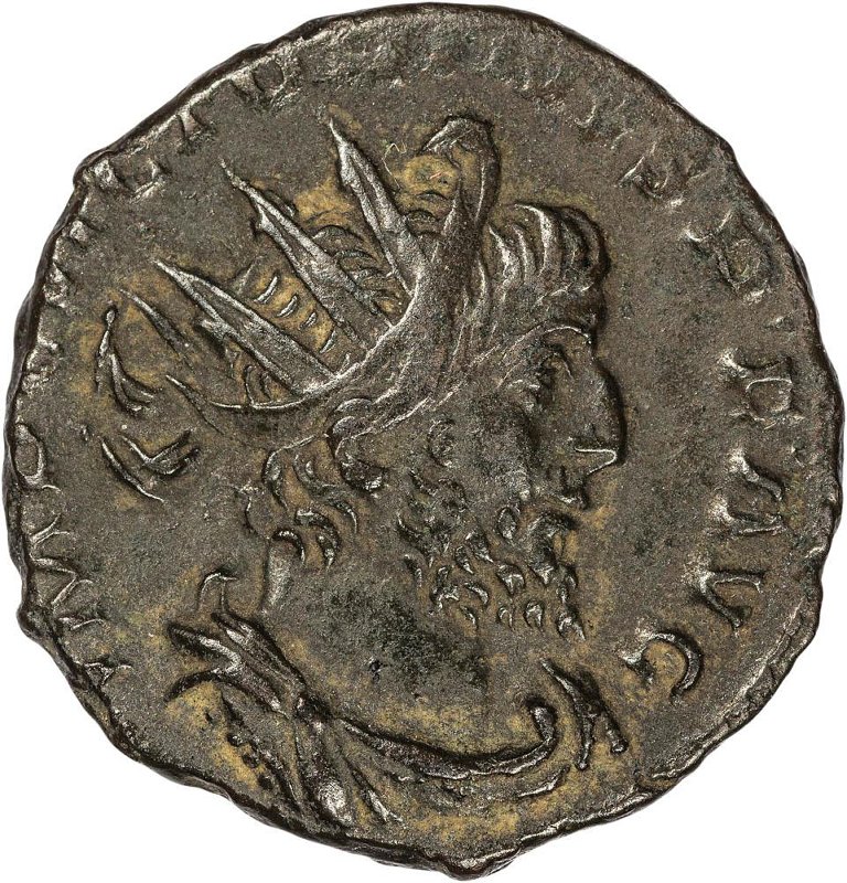 Римская империя · Victorinus · Antoninianus · II в., реверс, Федеральное государственное бюджетное учреждение культуры "Государственный музей изобразительных искусств имени А.С. Пушкина"