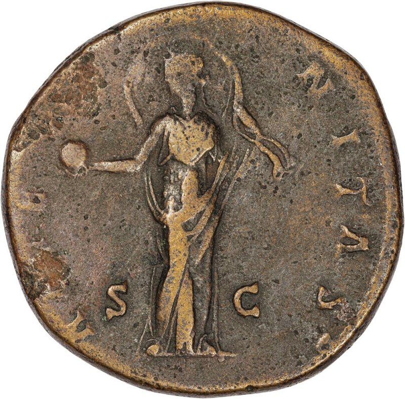 реверс Римская империя · Sestertius · I в.