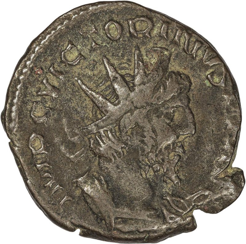 Римская империя · Victorinus · Antoninianus · II в., аверс, Федеральное государственное бюджетное учреждение культуры "Государственный музей изобразительных искусств имени А.С. Пушкина"