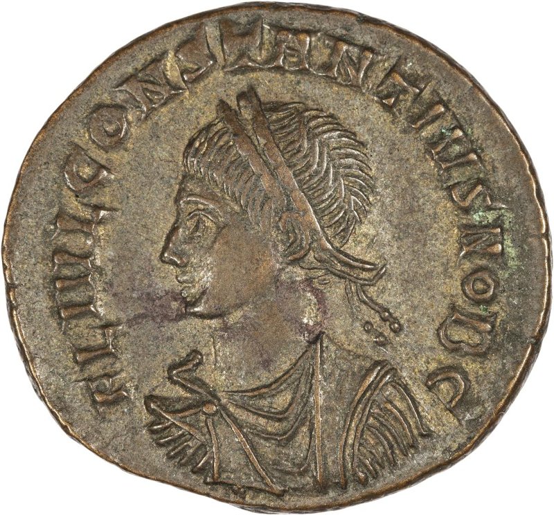 Римская империя · Constantius Gallus · III в., аверс, Федеральное государственное бюджетное учреждение культуры "Государственный музей изобразительных искусств имени А.С. Пушкина"