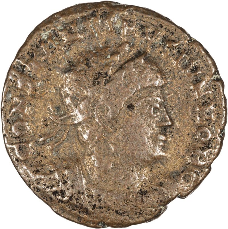 Римская империя · Constantius Gallus · III в., аверс, Федеральное государственное бюджетное учреждение культуры "Государственный музей изобразительных искусств имени А.С. Пушкина"