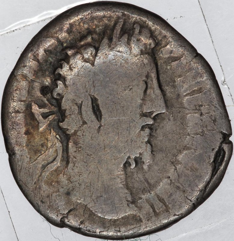 Римская империя · Commodus · Denarius · I в., аверс, Федеральное государственное бюджетное учреждение культуры "Государственный музей изобразительных искусств имени А.С. Пушкина"