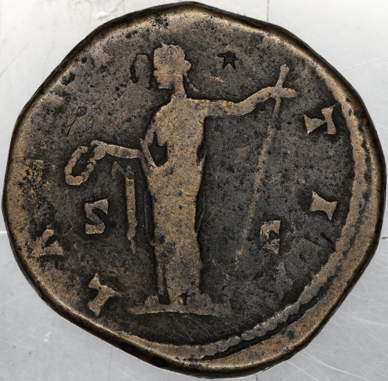 RIC III Marcus Aurelius 1502, реверс, Федеральное государственное бюджетное учреждение культуры "Государственный музей изобразительных искусств имени А.С. Пушкина"