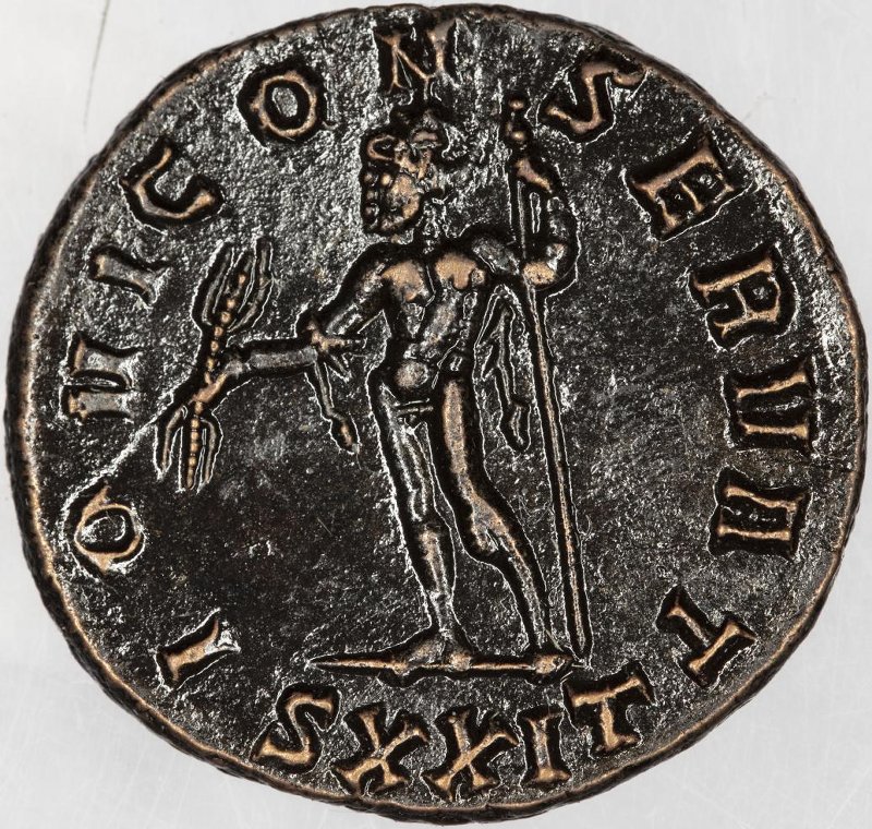 Римская империя · Diocletian · Antoninianus · I в., реверс, Федеральное государственное бюджетное учреждение культуры "Государственный музей изобразительных искусств имени А.С. Пушкина"