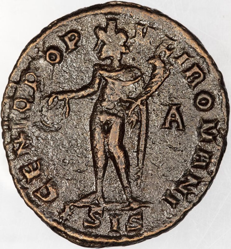 Римская империя · Diocletian · Follis · II в., реверс, Федеральное государственное бюджетное учреждение культуры "Государственный музей изобразительных искусств имени А.С. Пушкина"