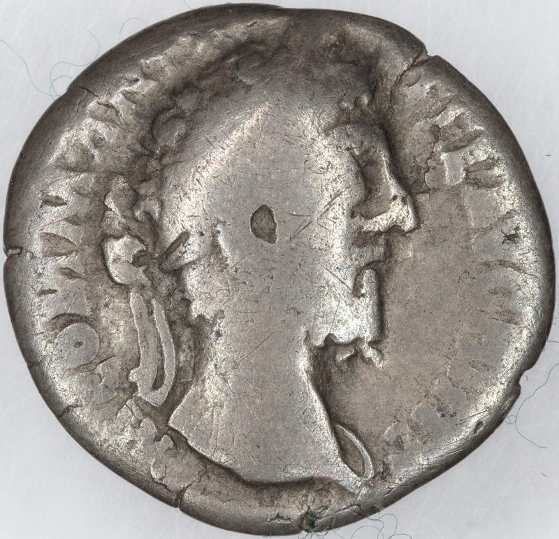 Римская империя · Commodus · Denarius · I в., аверс, Федеральное государственное бюджетное учреждение культуры "Государственный музей изобразительных искусств имени А.С. Пушкина"