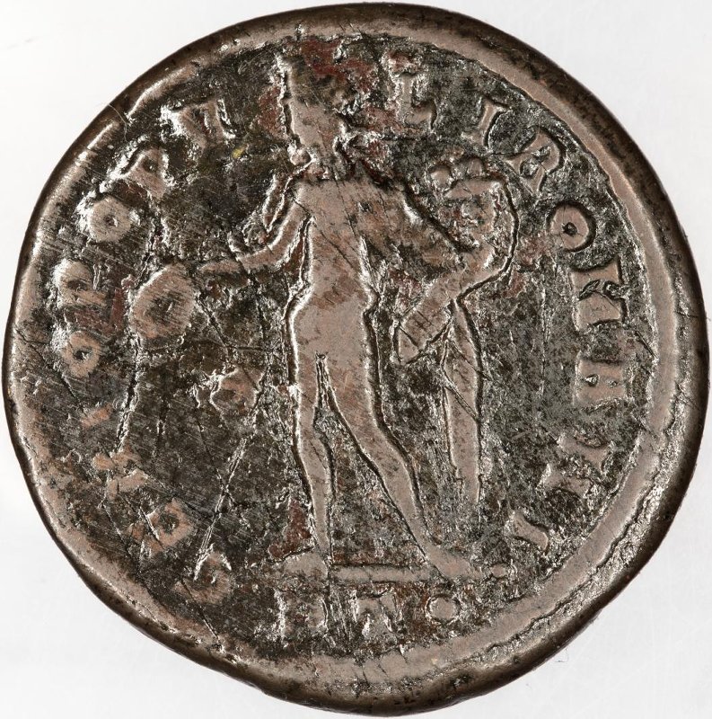 Римская империя · Diocletian · Follis · II в., реверс, Федеральное государственное бюджетное учреждение культуры "Государственный музей изобразительных искусств имени А.С. Пушкина"