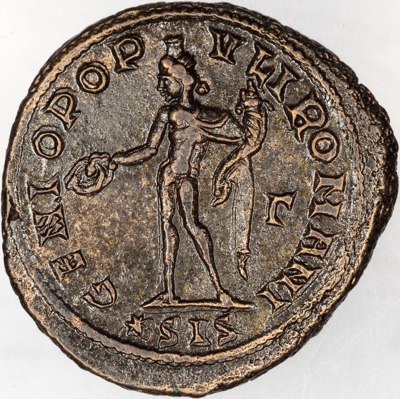 Римская империя · Diocletian · Follis · II в., реверс, Федеральное государственное бюджетное учреждение культуры "Государственный музей изобразительных искусств имени А.С. Пушкина"