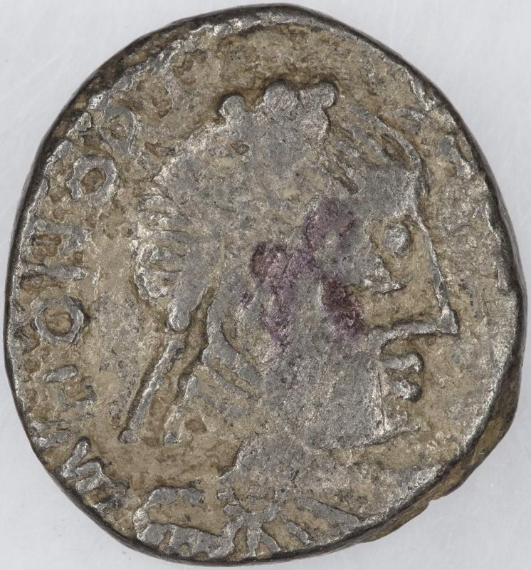 Римская империя · Honorius · Siliqua · III в., аверс, Федеральное государственное бюджетное учреждение культуры "Государственный музей изобразительных искусств имени А.С. Пушкина"