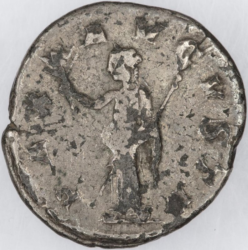 Римская империя · Caracalla · Denarius · II в., реверс, Федеральное государственное бюджетное учреждение культуры "Государственный музей изобразительных искусств имени А.С. Пушкина"