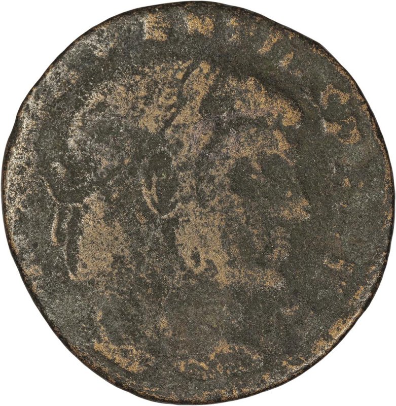 Римская империя · Maxentius · III в., аверс, Федеральное государственное бюджетное учреждение культуры "Государственный музей изобразительных искусств имени А.С. Пушкина"