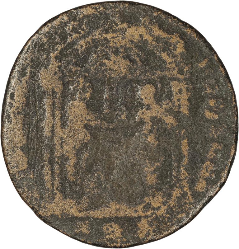 Римская империя · Maxentius · III в., реверс, Федеральное государственное бюджетное учреждение культуры "Государственный музей изобразительных искусств имени А.С. Пушкина"