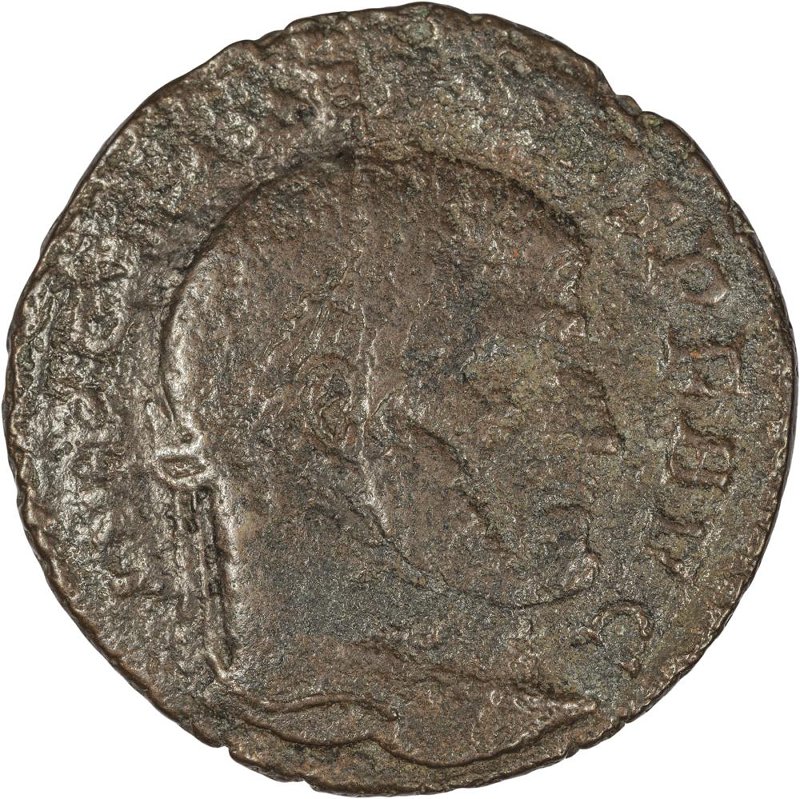 Римская империя · Maxentius · III в., аверс, Федеральное государственное бюджетное учреждение культуры "Государственный музей изобразительных искусств имени А.С. Пушкина"