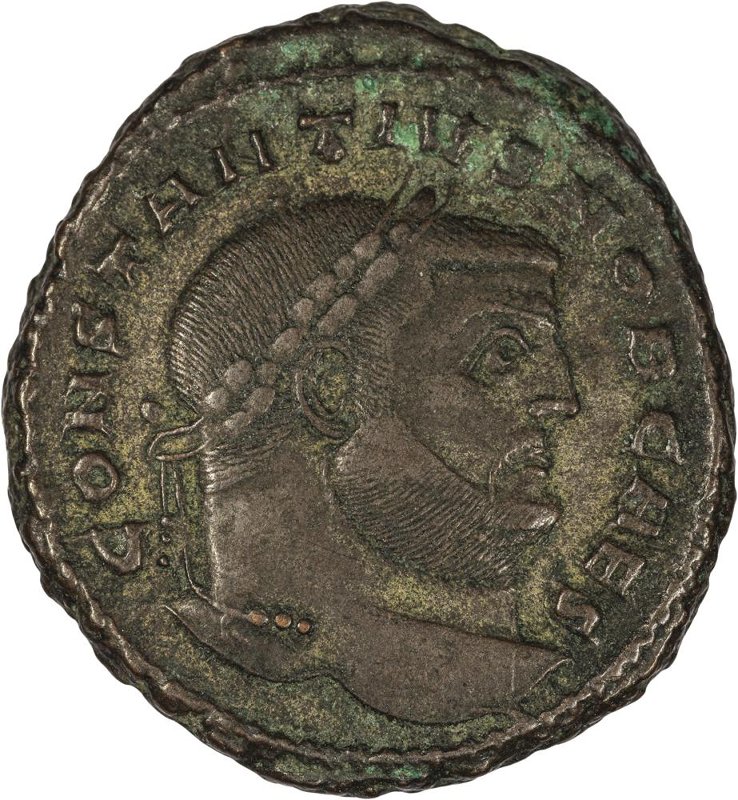 Римская империя · Follis · II в., аверс, Федеральное государственное бюджетное учреждение культуры "Государственный музей изобразительных искусств имени А.С. Пушкина"