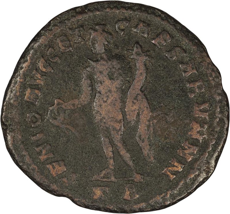 Римская империя · Follis · II в., реверс, Федеральное государственное бюджетное учреждение культуры "Государственный музей изобразительных искусств имени А.С. Пушкина"