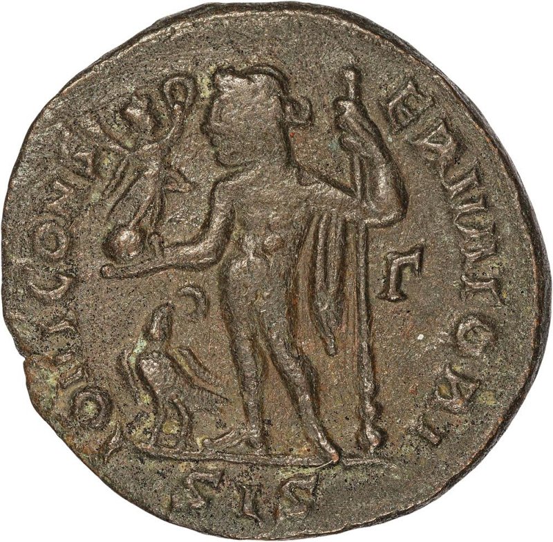 Римская империя · Follis · III в., реверс, Федеральное государственное бюджетное учреждение культуры "Государственный музей изобразительных искусств имени А.С. Пушкина"