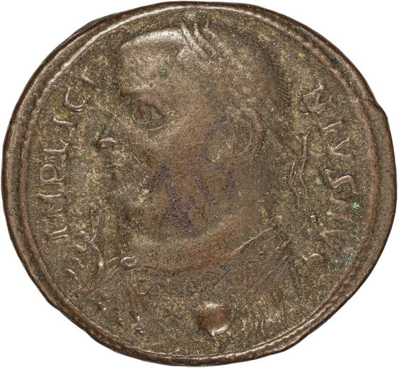 Римская империя · Follis · III в., аверс, Федеральное государственное бюджетное учреждение культуры "Государственный музей изобразительных искусств имени А.С. Пушкина"