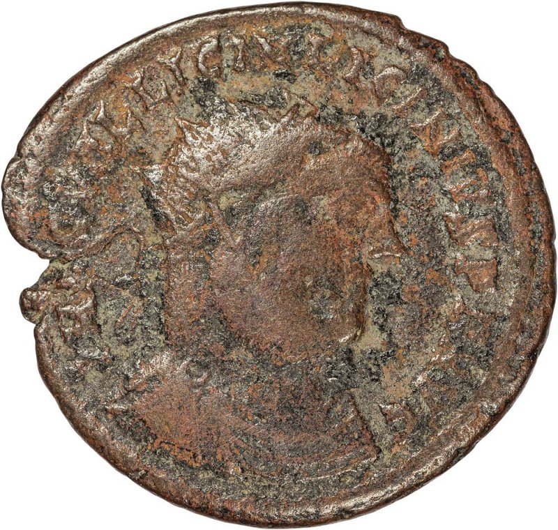 Римская империя · Follis · III в., аверс, Федеральное государственное бюджетное учреждение культуры "Государственный музей изобразительных искусств имени А.С. Пушкина"