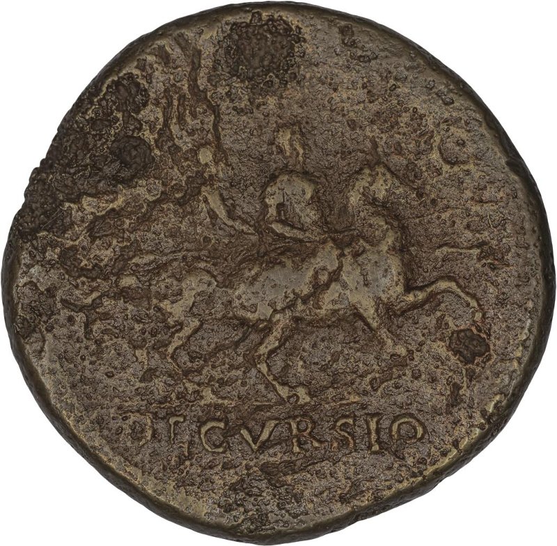 Римская империя · Nero · Sestertius · I в., реверс, Федеральное государственное бюджетное учреждение культуры "Государственный музей изобразительных искусств имени А.С. Пушкина"