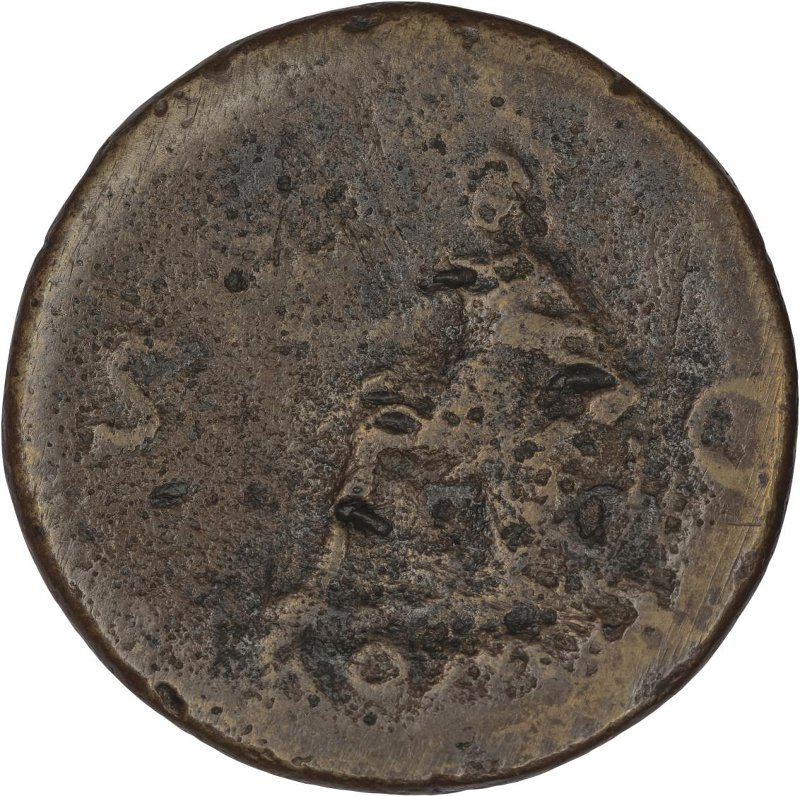Римская империя · Nero · Sestertius · I в., реверс, Федеральное государственное бюджетное учреждение культуры "Государственный музей изобразительных искусств имени А.С. Пушкина"