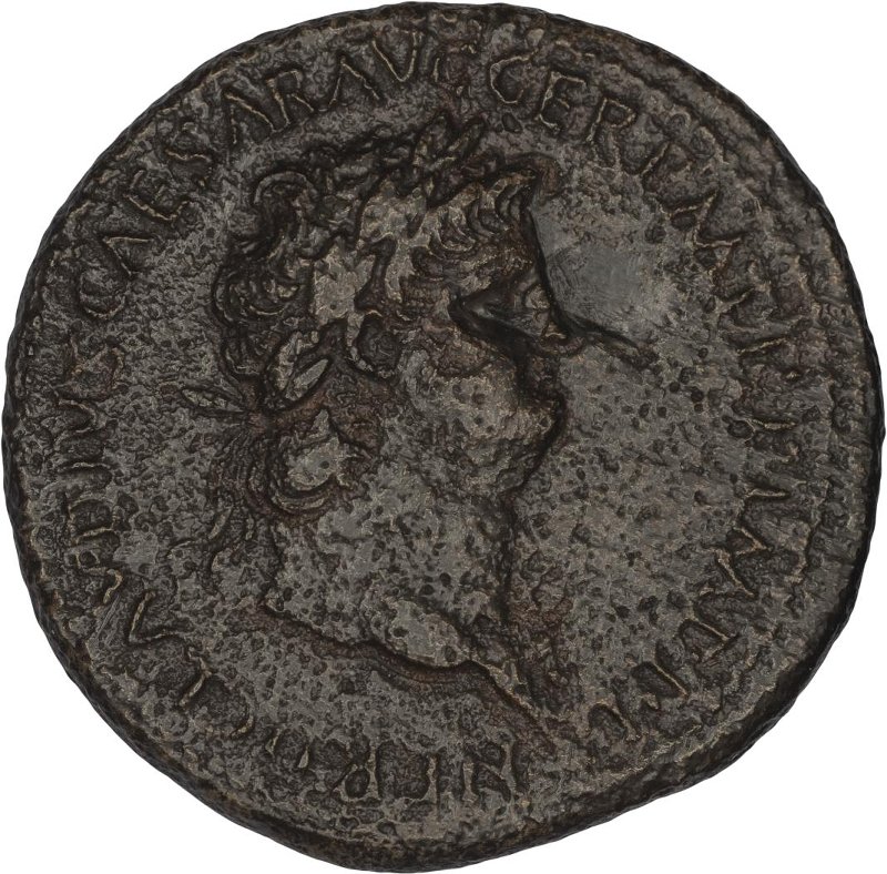 Римская империя · Nero · Sestertius · I в., аверс, Федеральное государственное бюджетное учреждение культуры "Государственный музей изобразительных искусств имени А.С. Пушкина"