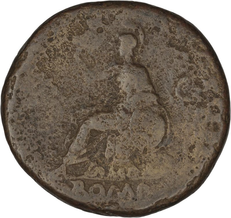Римская империя · Galba · Sestertius · I в., реверс, Федеральное государственное бюджетное учреждение культуры "Государственный музей изобразительных искусств имени А.С. Пушкина"