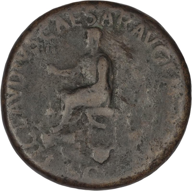 Римская империя · Claudius · Sestertius · I в., реверс, Федеральное государственное бюджетное учреждение культуры "Государственный музей изобразительных искусств имени А.С. Пушкина"
