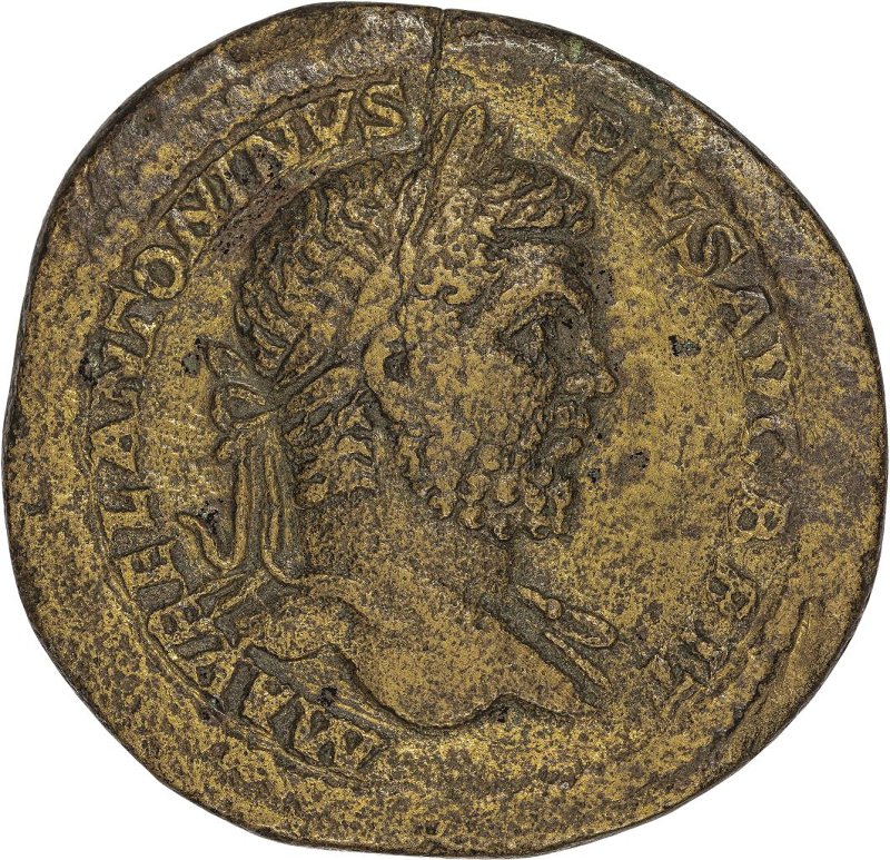 аверс Римская империя · Caracalla · Sestertius · II в.