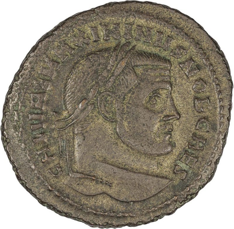 Римская империя · Maximinus Daia · III в., аверс, Федеральное государственное бюджетное учреждение культуры "Государственный музей изобразительных искусств имени А.С. Пушкина"