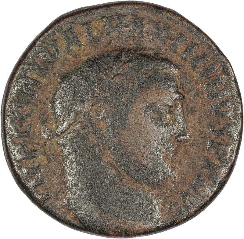 Римская империя · Maximinus Daia · III в., аверс, Федеральное государственное бюджетное учреждение культуры "Государственный музей изобразительных искусств имени А.С. Пушкина"