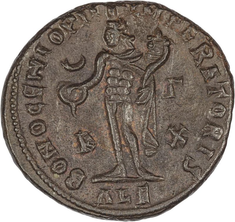 Римская империя · Maximinus Daia · III в., реверс, Федеральное государственное бюджетное учреждение культуры "Государственный музей изобразительных искусств имени А.С. Пушкина"