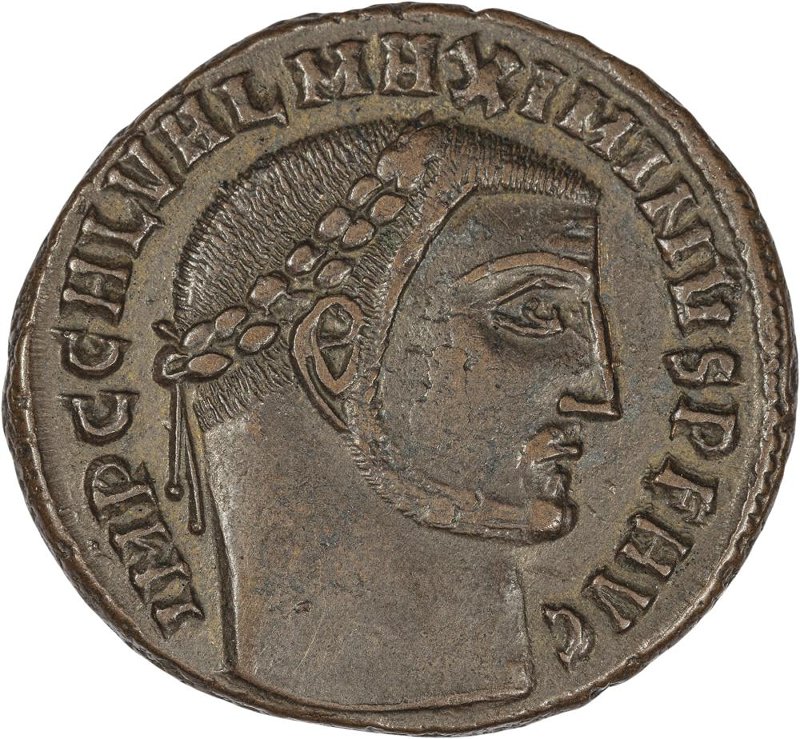 Римская империя · Maximinus Daia · III в., аверс, Федеральное государственное бюджетное учреждение культуры "Государственный музей изобразительных искусств имени А.С. Пушкина"