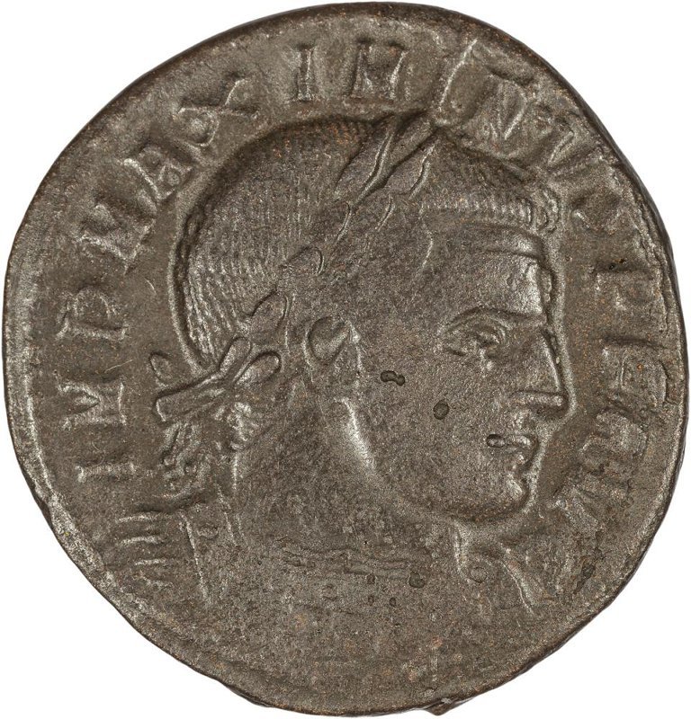 Римская империя · Maximinus Daia · III в., аверс, Федеральное государственное бюджетное учреждение культуры "Государственный музей изобразительных искусств имени А.С. Пушкина"