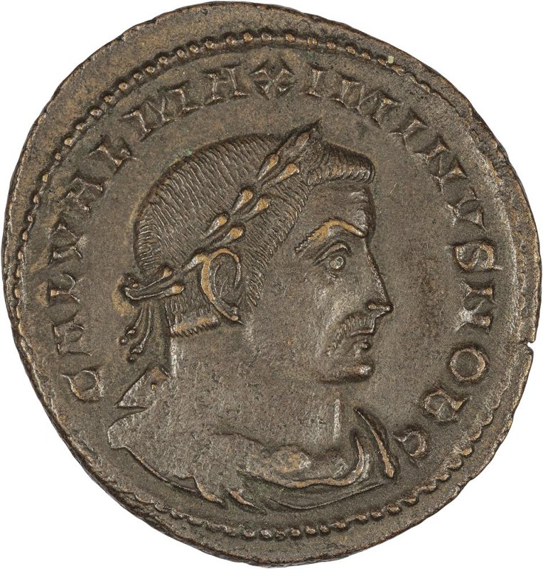 Римская империя · Maximinus Daia · III в., аверс, Федеральное государственное бюджетное учреждение культуры "Государственный музей изобразительных искусств имени А.С. Пушкина"