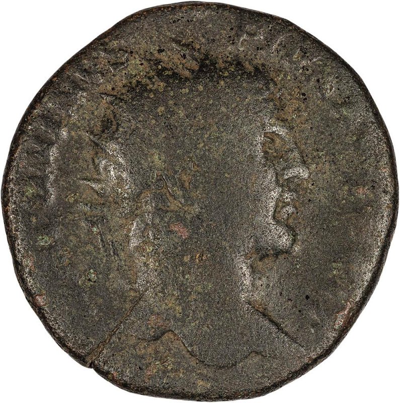 Римская империя · Caracalla · As · II в., реверс, Федеральное государственное бюджетное учреждение культуры "Государственный музей изобразительных искусств имени А.С. Пушкина"