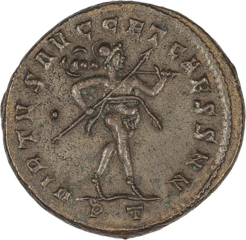 Римская империя · Maximinus Daia · Follis · III в., реверс, Федеральное государственное бюджетное учреждение культуры "Государственный музей изобразительных искусств имени А.С. Пушкина"