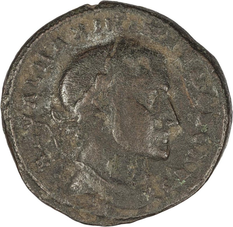 Римская империя · Maximinus Daia · Follis · III в., аверс, Федеральное государственное бюджетное учреждение культуры "Государственный музей изобразительных искусств имени А.С. Пушкина"