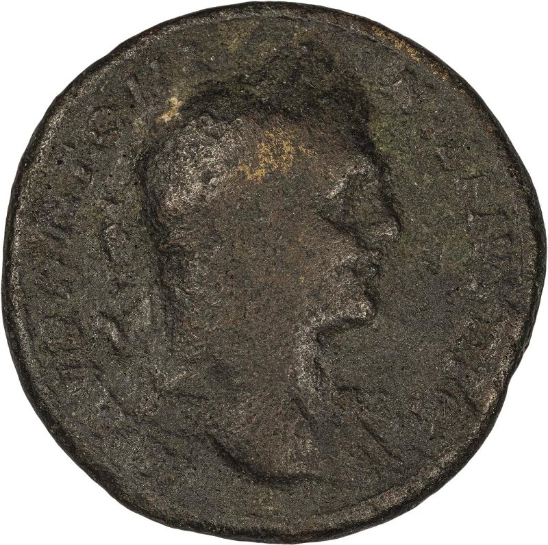 Римская империя · Caracalla · As · II в., аверс, Федеральное государственное бюджетное учреждение культуры "Государственный музей изобразительных искусств имени А.С. Пушкина"