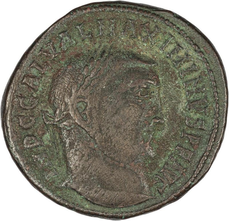 Римская империя · Maximinus Daia · III в., аверс, Федеральное государственное бюджетное учреждение культуры "Государственный музей изобразительных искусств имени А.С. Пушкина"