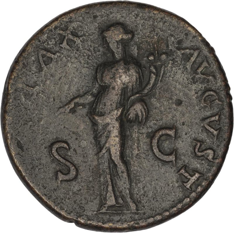 Римская империя · Titus · Sestertius · I в., реверс, Федеральное государственное бюджетное учреждение культуры "Государственный музей изобразительных искусств имени А.С. Пушкина"