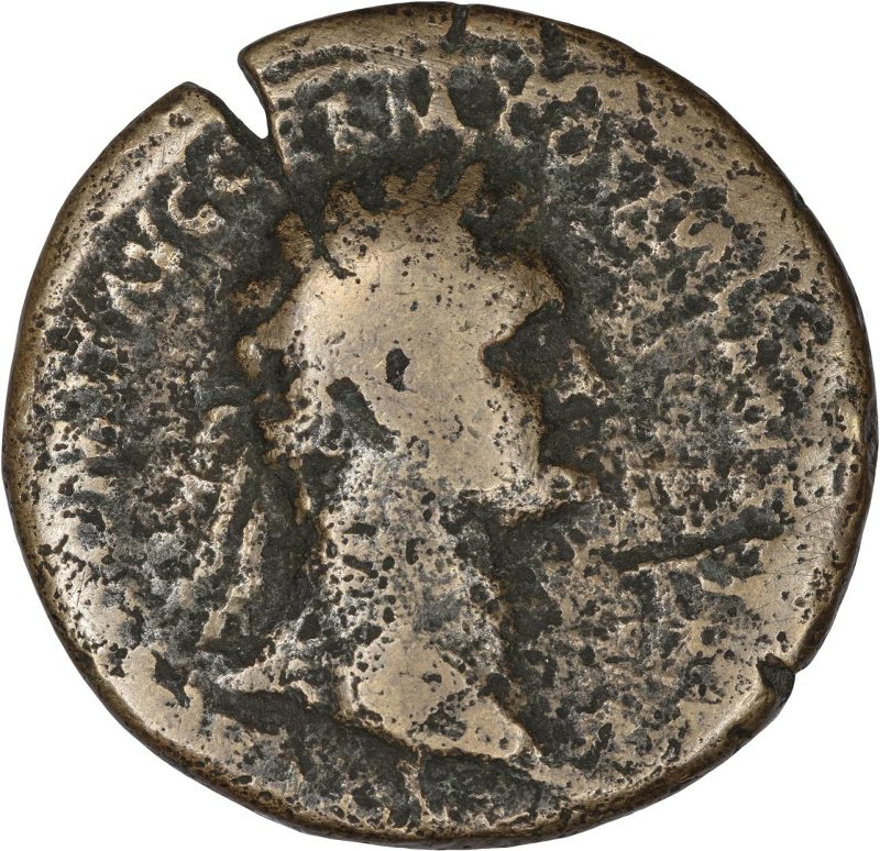 Римская империя · Domitian · Sestertius · I в., аверс, Федеральное государственное бюджетное учреждение культуры "Государственный музей изобразительных искусств имени А.С. Пушкина"