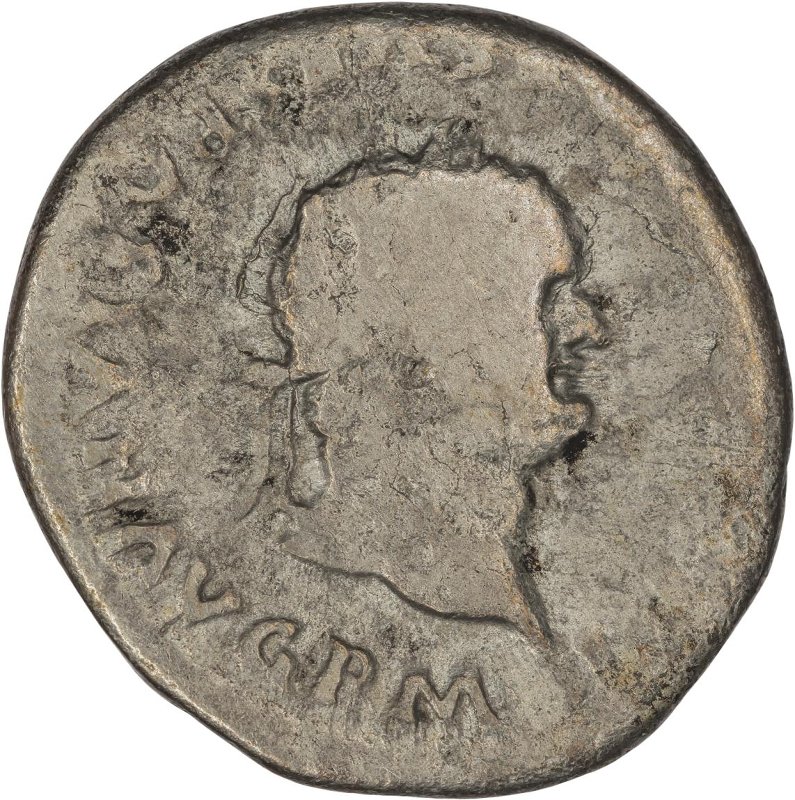 Римская империя · Titus · Denarius · I в., аверс, Федеральное государственное бюджетное учреждение культуры "Государственный музей изобразительных искусств имени А.С. Пушкина"