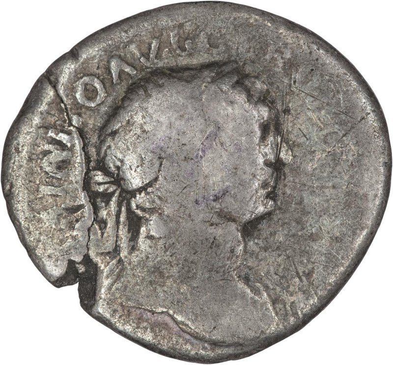 Римская империя · Trajan · Denarius · I в., аверс, Федеральное государственное бюджетное учреждение культуры "Государственный музей изобразительных искусств имени А.С. Пушкина"